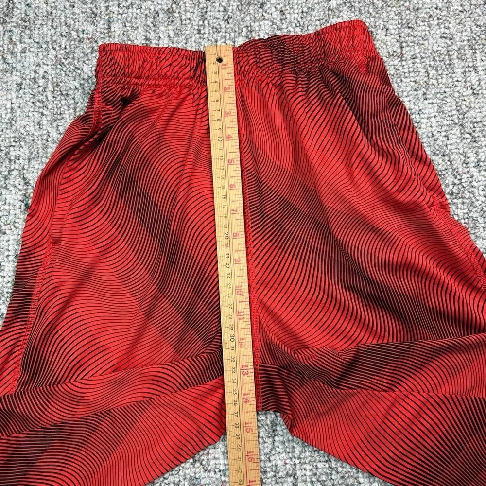 Nike Shorts Boys XL Elite All Over Gym Basketball Dri Fit Red Black
